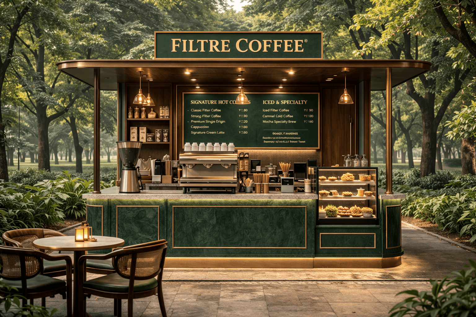 Filtre Coffee Kiosk — In the Park