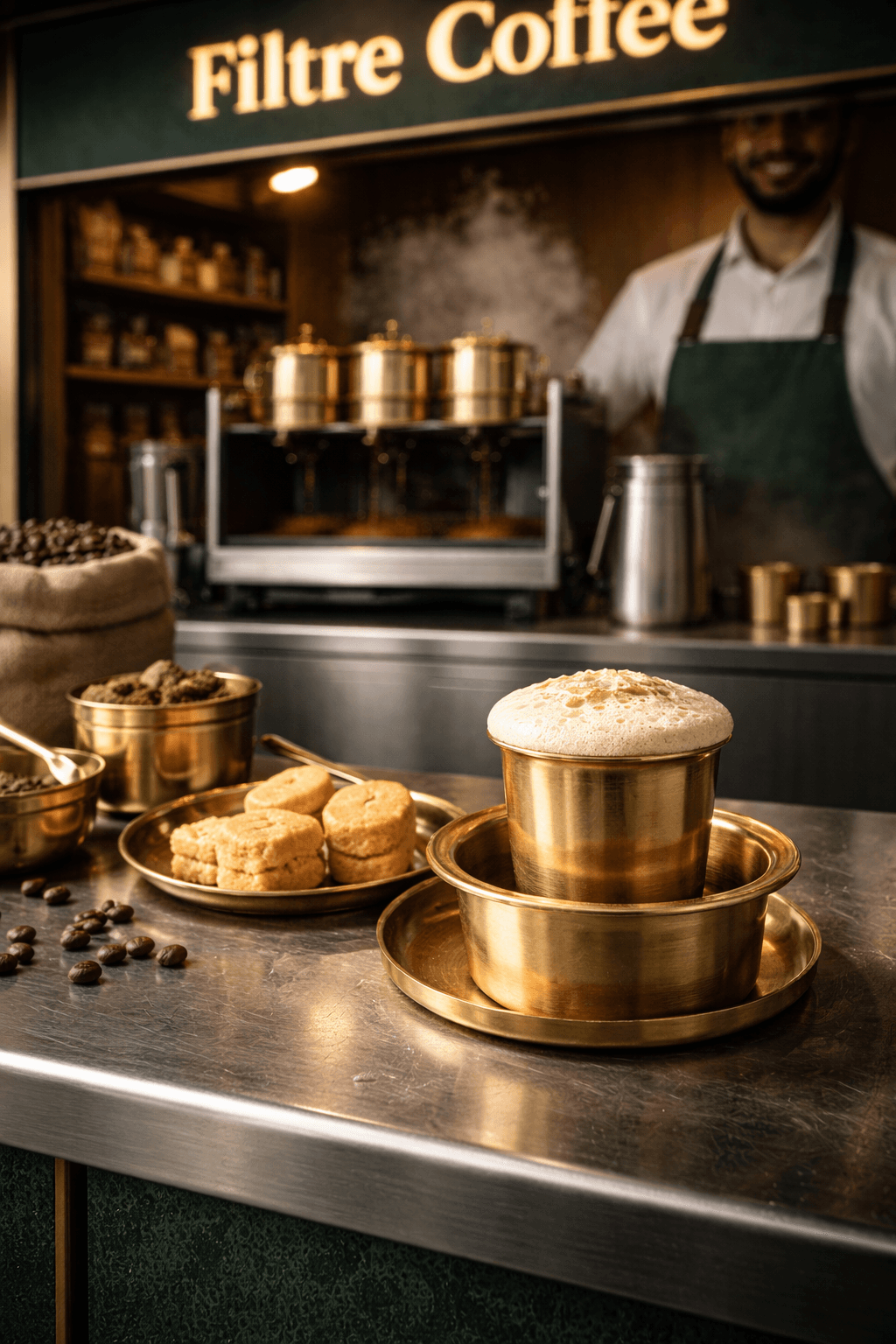 South Indian filter coffee tradition